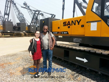 Mozambique Clients Visited SANY Factory for Crawler Crane Operator Training_3
