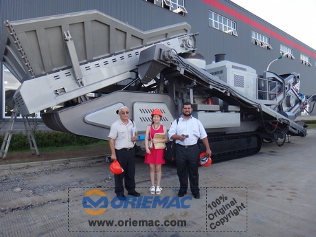 Algerian Client Visted Crushing Plant Factory_1