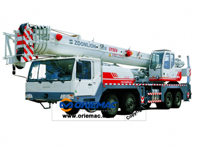 Zoomlion 50 Ton Crane Load Chart