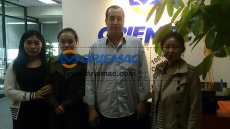 Peru Customer Came to Visit Us for Taiye Drilling Rig
