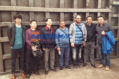 Algeria Customers Visited BEIBEN Mining Truck Factory_2