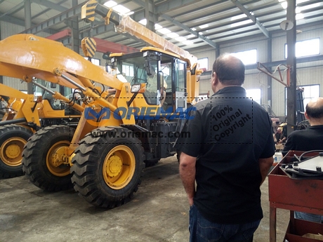 India Clients Visit Fuan Factory for Forklift_2