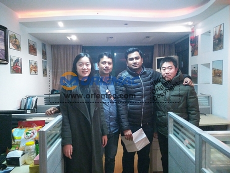 Bangladesh Customer Visit Shanghai for Used Excavator_1