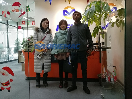Ethiopia Customer Visit Oriemac Office and Liugong Factory For Bulldozer and Excavator_3