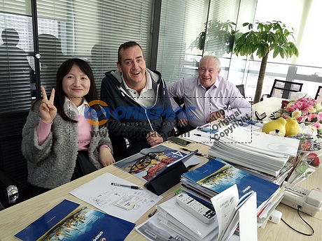 Ireland Customers Visited Oriemac Office_1