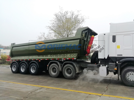 Uzbekistan - 1 Unit Self-unloading Semi-trailer LHY9406