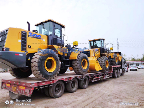 Bangladesh 4 XCMG ZL50GN Wheel Loader 4 HOWO Dump Truck (2)