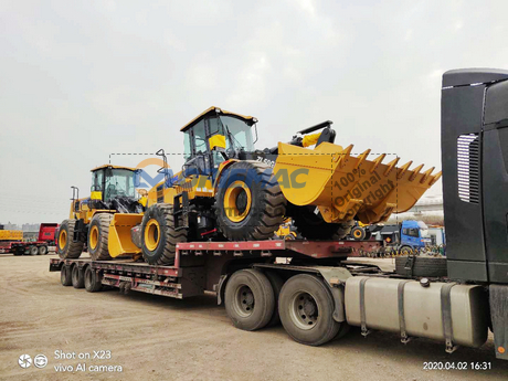 Bangladesh 4 XCMG ZL50GN Wheel Loader 4 HOWO Dump Truck (5)