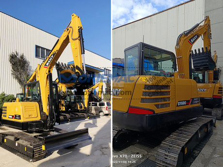 Colombia - 2 Units SANY Crawler Excavator SY60C