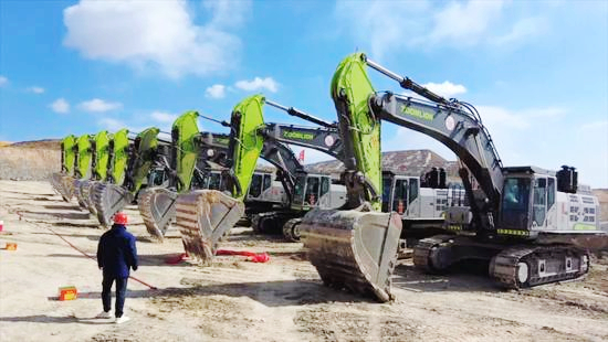 ZOOMLION Excavators Delivered in Bulk to Inner Mongolia