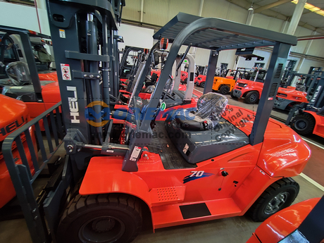 Djibouti - 1 Unit HELI CPCD70-W2K2 Diesel Forklift