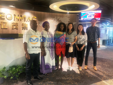 Congo Clients Visited XCMG SHANTUI Factory and BEIBEN Office