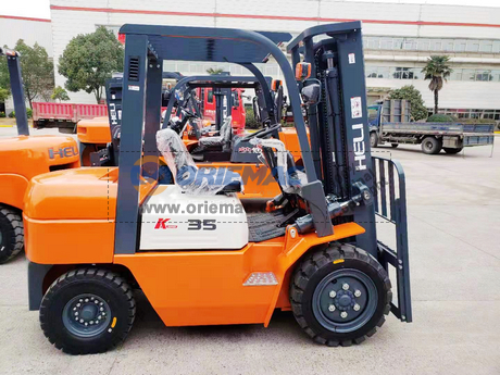 Indonesia 1 Unit Heli Diesel Forklift Cpcd35 Successful Cases Oriemac Largest China Construction Machinery Exporter