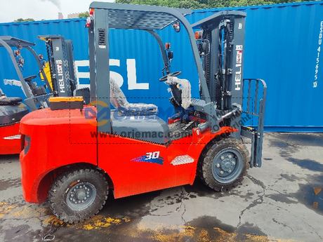 Costa Rica - 2 Units HELI CPCD30 & 1 Unit CPCD40 Forklifts & 1 Unit SANY SY60C excavator