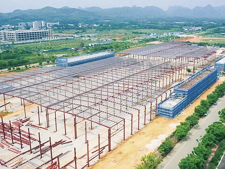 LIUGONG Intelligent International Industrial Park Construction Makes New Progress