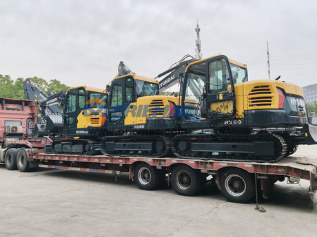 Ecuador - 2 Units HYUNDAI HX80N Excavator & 1 Unit HYUNDAI HX60 PRO Excavator